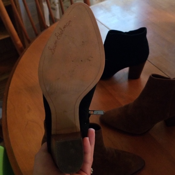 2 pair of excellent cond. sam Edelman suede boots - Picture 7 of 7